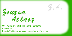 zsuzsa atlasz business card